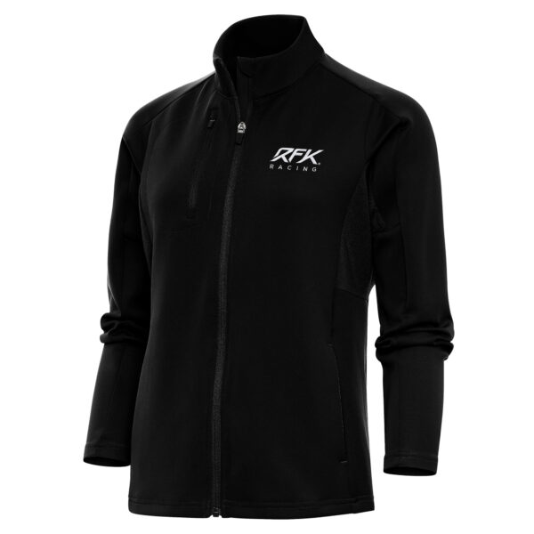 Women's Antigua  Black Roush Fenway Keselowski Racing Generation Full-Zip Jacket