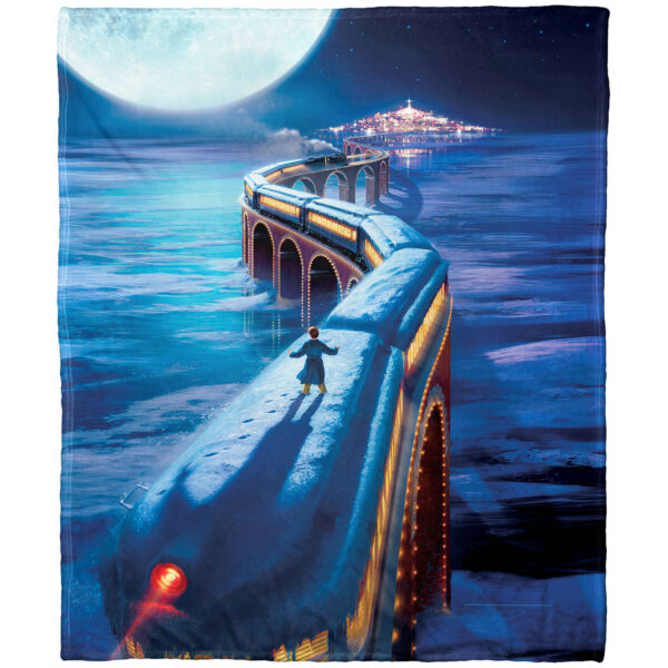 The Northwest Group The Polar Express 50" x 60" Holiday Silk Touch Throw Blanket - Image 7