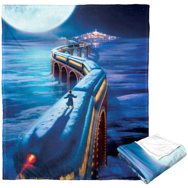 The Northwest Group The Polar Express 50" x 60" Holiday Silk Touch Throw Blanket - Image 8