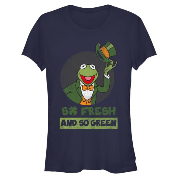 Women's Mad Engine Navy The Muppets So Fresh and So Green St. Paddy's Day Graphic T-Shirt