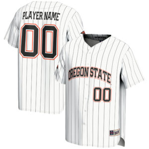 Men's GameDay Greats White Oregon State Beavers NIL Pick-A-Player Lightweight Baseball Jersey