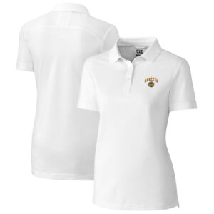 Women's Cutter & Buck White Seattle Mariners City Connect DryTec Advantage Tri-Blend Pique Polo