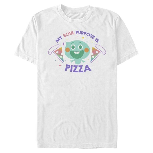 Men's Mad Engine White Soul Pizza Purpose Graphic T-Shirt