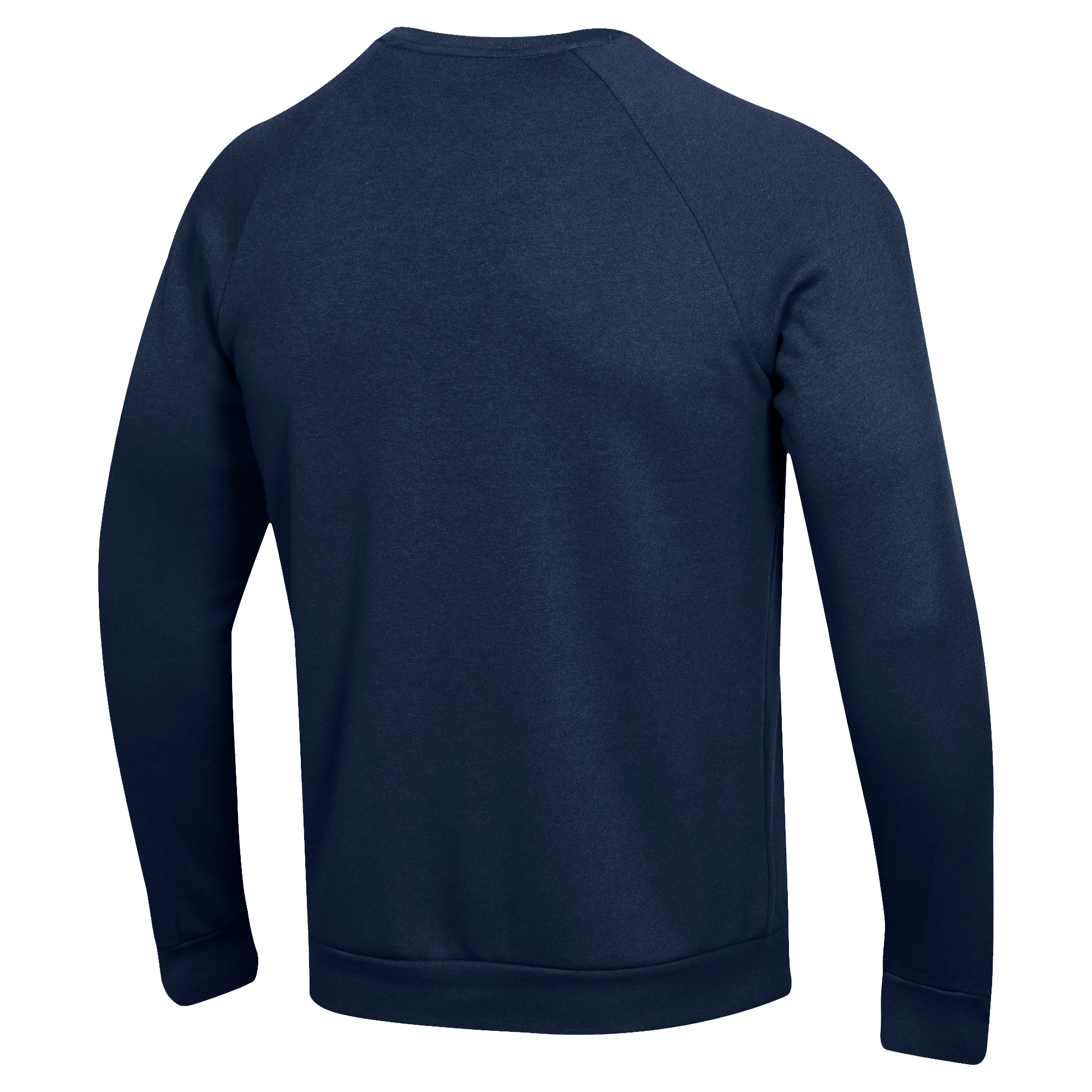 Men's Under Armour Navy Saint Mary's Gaels All Day Arch Softball Fleece Raglan Pullover Sweatshirt - Image 4