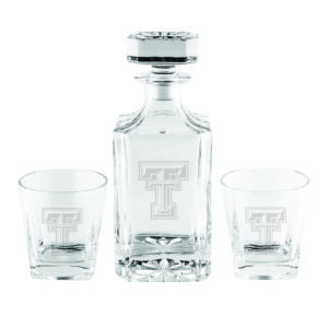 Texas Tech Red Raiders Three-Piece Decanter Set