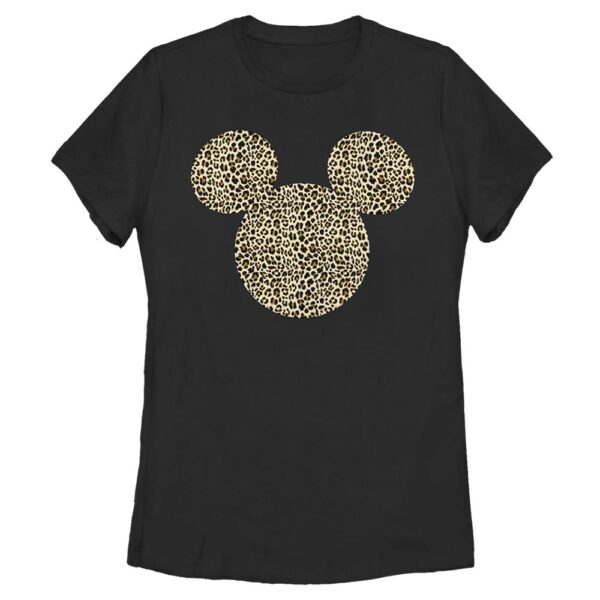 Women's Mad Engine  Black Mickey & Friends Animal Ears Graphic T-Shirt
