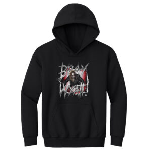Youth 500 Level Black Bray Wyatt Metallic Pullover Hoodie