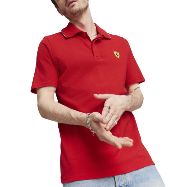 Men's Puma Red Scuderia Ferrari 2024 Race Polo - Image 10