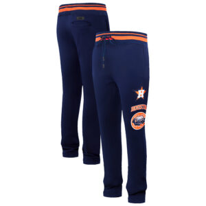 Men's Pro Standard Navy Houston Astros Retro Classic Fleece Sweatpants