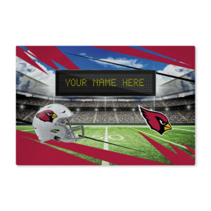 The Northwest Group Arizona Cardinals Scoreboard Personalized 20" x 32" Washable Rug