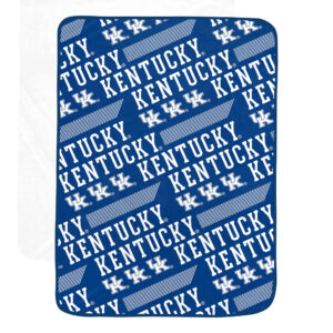 Pegasus Kentucky Wildcats 60" x 72" Slanted Half-Stripe Wordmark Ultra Soft Blanket