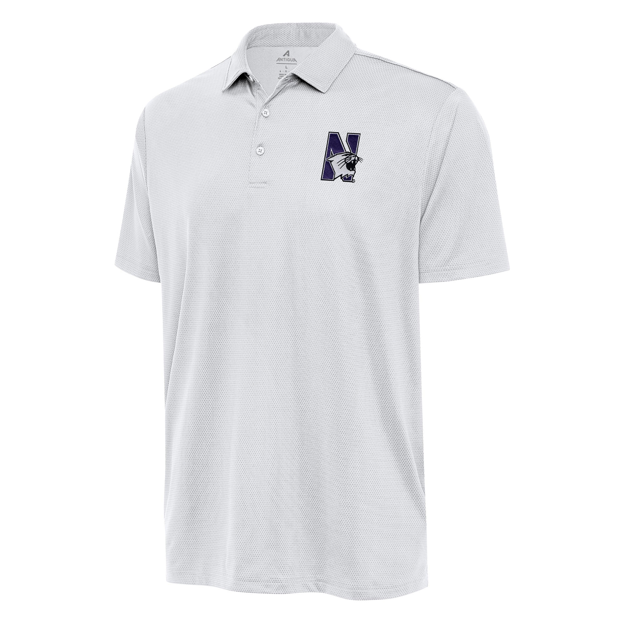 Men's Antigua White Northwestern Wildcats Big & Tall Ellipse Polo