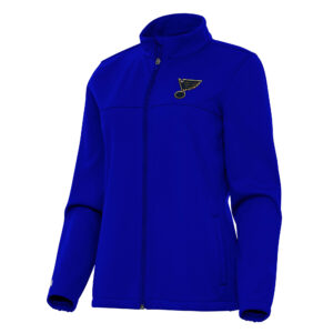 Women's Antigua Blue St. Louis Blues Links 2 Full-Zip Golf Jacket