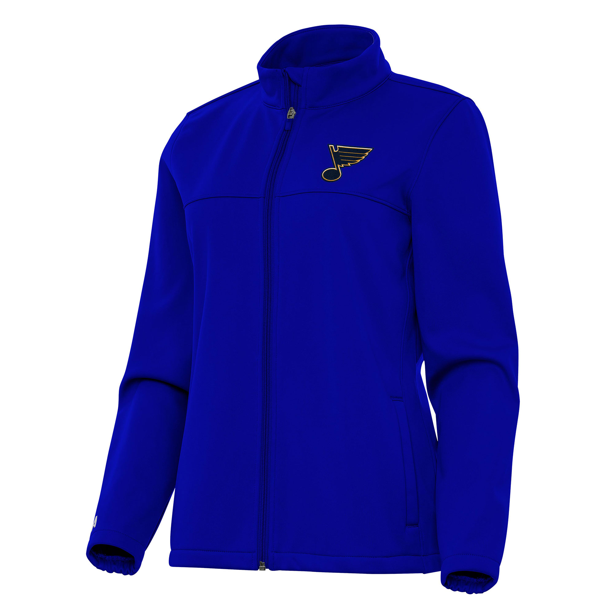 Women's Antigua Blue St. Louis Blues Links 2 Full-Zip Golf Jacket