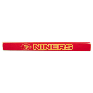 San Francisco 49ers 18" x 1.5" Engraved Wood Sign