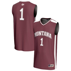 Youth GameDay Greats #1 Maroon Montana Grizzlies Lightweight Basketball Fashion Jersey