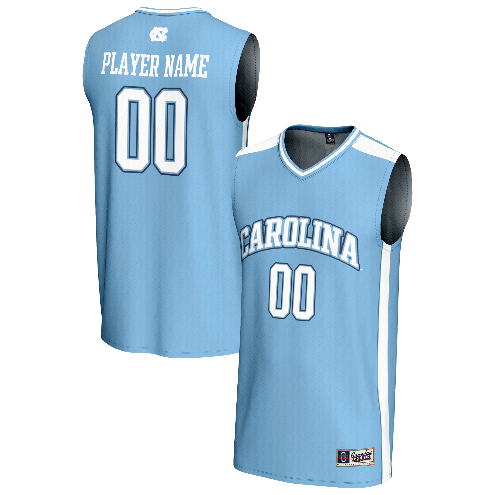 Unisex GameDay Greats Carolina Blue North Carolina Tar Heels NIL Pick-A-Player Lightweight Women's Basketball Fashion Jersey