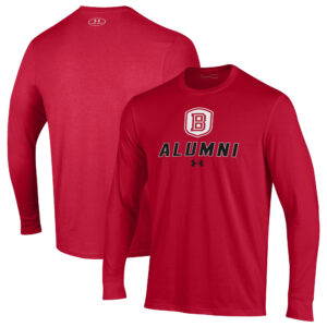 Men's Under Armour  Red Bradley Braves Alumni Performance Long Sleeve T-Shirt