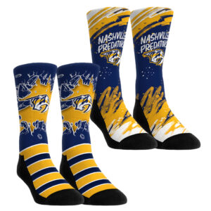 Youth Rock Em Socks  Nashville Predators Ice Breaker Two-Pack Crew Socks Set