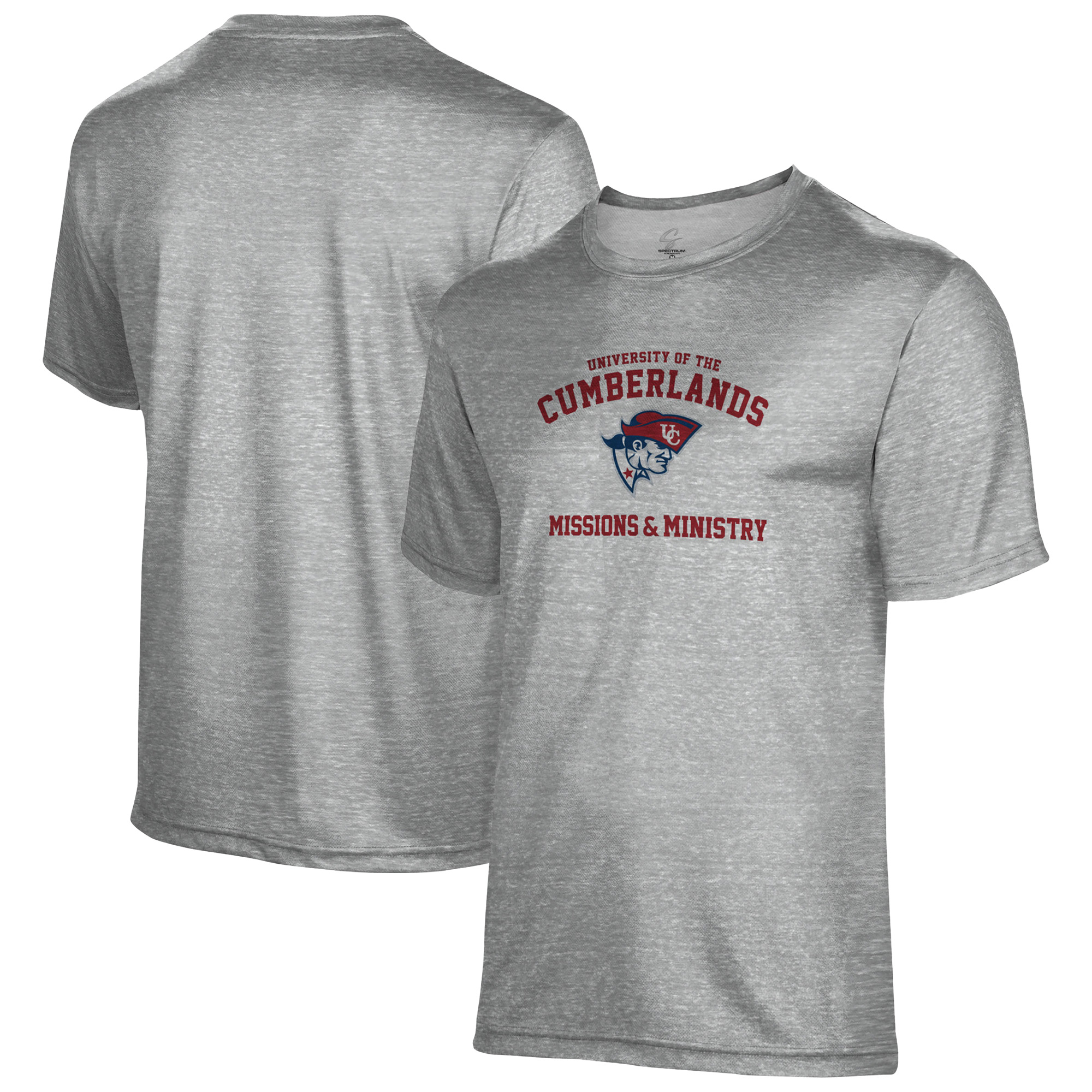 Men's Champion Heathered Gray Roger Williams University Reverse Weave Fleece Pullover Hoodie