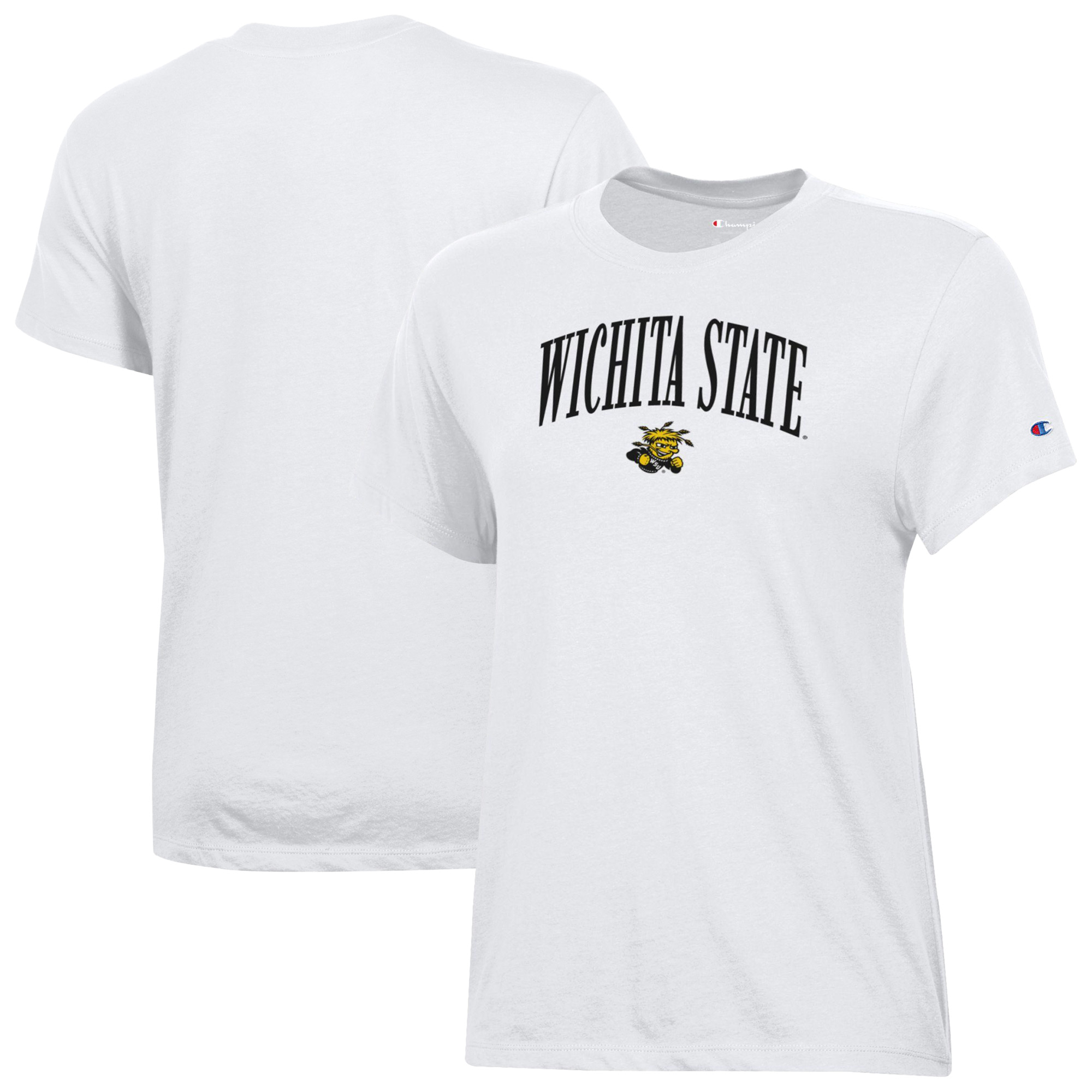 Women's Champion White Wichita State Shockers Core T-Shirt