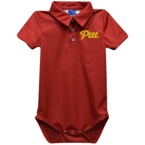 Infant Vive La Fete Crimson Pittsburg State Gorillas Polo Bodysuit