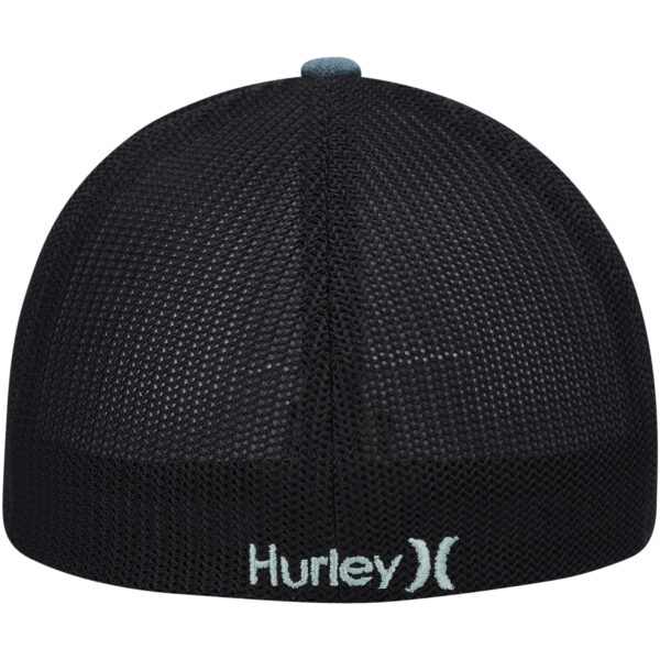 Men's Hurley Teal/Black Icon Textures Flex Hat - Image 9