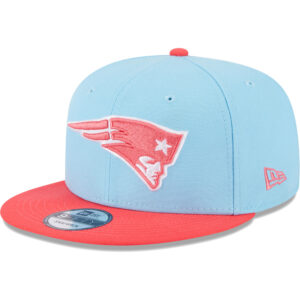 Men's New Era Light Blue/Red New England Patriots Two-Tone Color Pack 9FIFTY Snapback Hat
