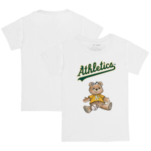 Youth Tiny Turnip White Athletics Girl Teddy T-Shirt