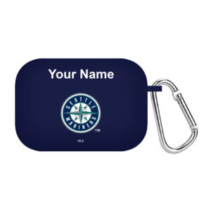 Seattle Mariners Personalized Silicone AirPods Pro Case Cover