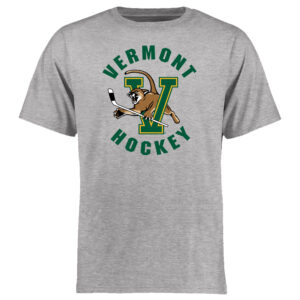 Men's Heathered Gray Vermont Catamounts Hockey East T-Shirt