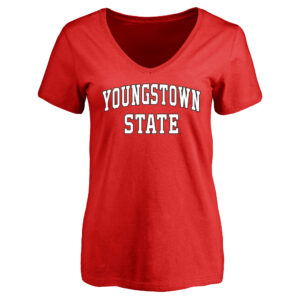 Women's Red Youngstown State Penguins Everyday T-Shirt