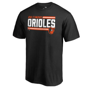 Men's Black Baltimore Orioles Onside Stripe T-Shirt