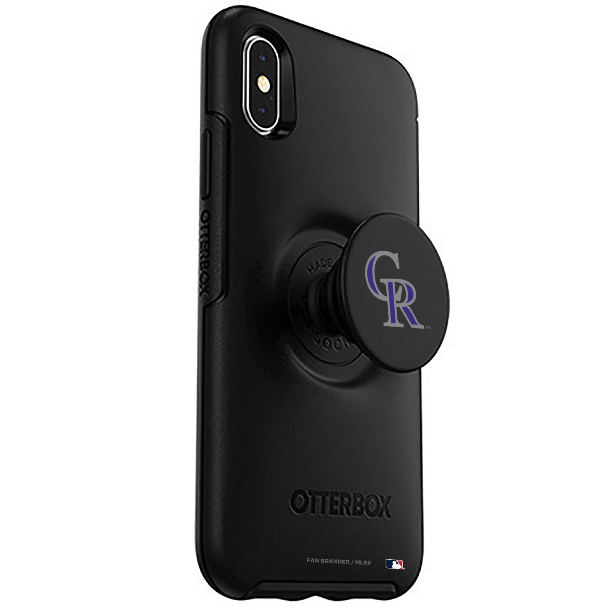 OtterBox Colorado Rockies Otter + Pop Symmetry Series iPhone Case with Integrated PopSockets PopGrip - Image 8