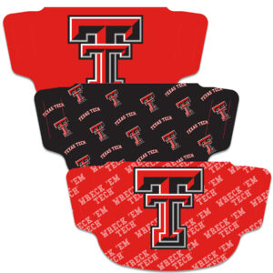 Adult WinCraft Texas Tech Red Raiders Face Covering 3-Pack - MADE IN USA