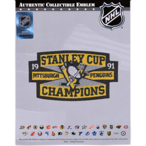 Pittsburgh Penguins Unsigned 1991 Stanley Cup Champions National Emblem Jersey Patch