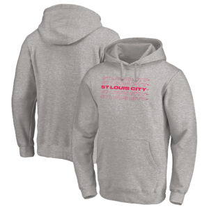 Men's Heather Gray St. Louis City SC Holiday Pullover Hoodie