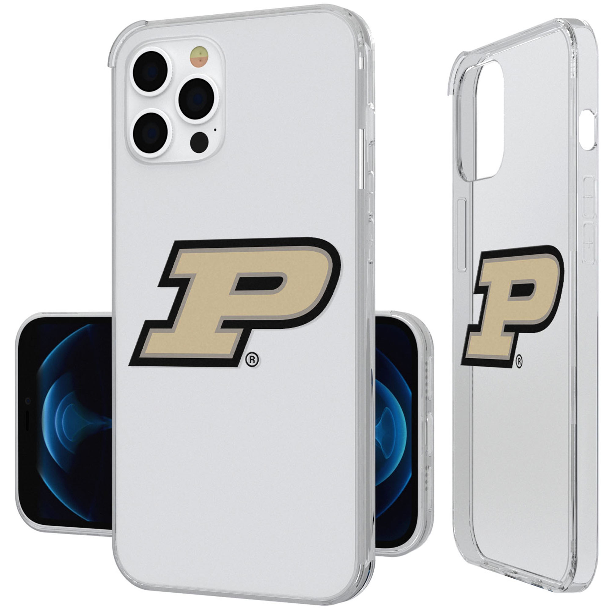 Purdue Boilermakers iPhone Insignia Design Clear Case
