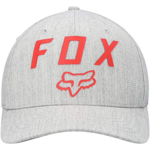 Men's Fox Heathered Gray Number Two 2.0 Flex Hat - Image 7