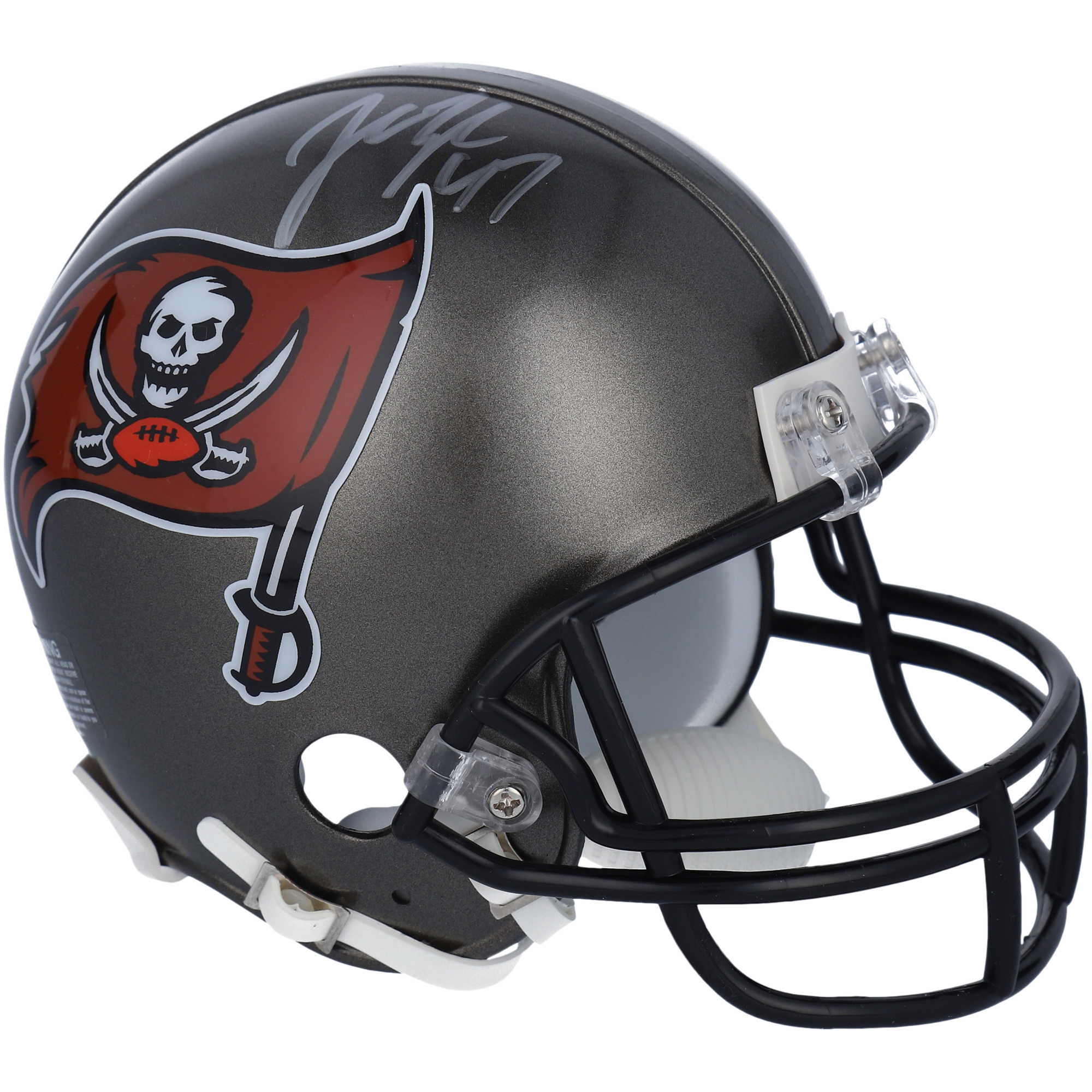 John Lynch Tampa Bay Buccaneers Autographed Riddell 1997-2013 VSR4 Mini Helmet