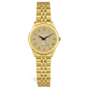 Women's Tennessee Volunteers Gold Medallion Rolled Link Bracelet Wristwatch
