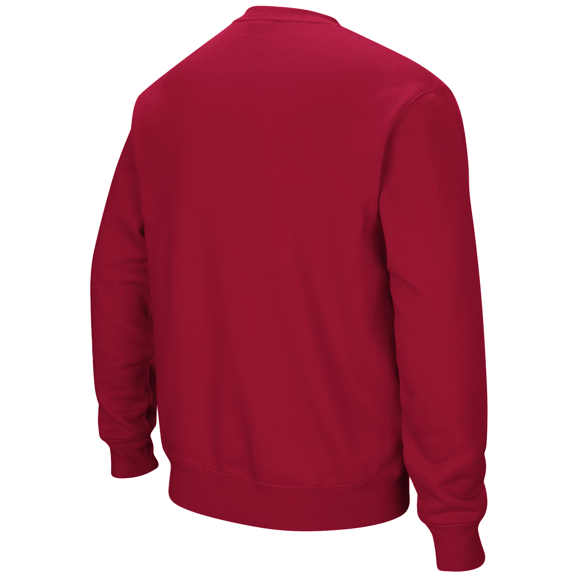 Men's Colosseum Crimson Harvard Crimson Team Arch & Logo Tackle Twill Pullover Sweatshirt - Image 7