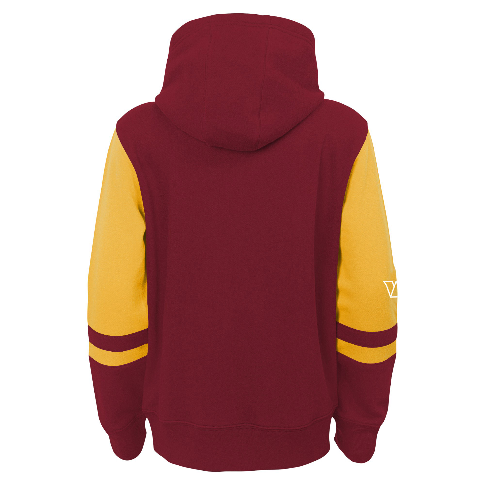 Youth Burgundy Washington Commanders Logo Stadium Full-Zip Hoodie - Image 4