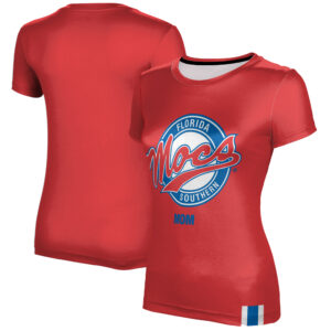 Women's Scarlet Florida Southern Moccasins Mom T-Shirt