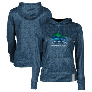 Women's Navy Notre Dame of Maryland Gators Women's Cross Country Pullover Hoodie