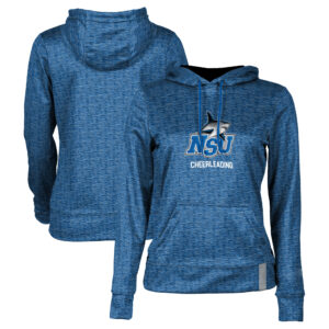 Women's Navy Nova Southeastern Sharks Cheerleading Pullover Hoodie