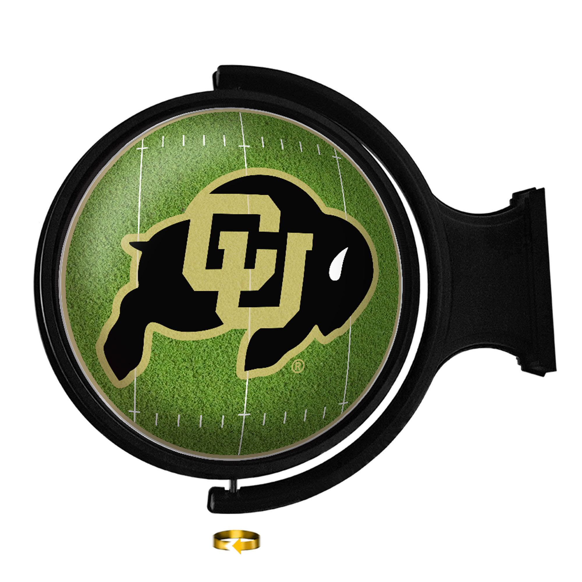 Colorado Buffaloes Football 21'' x 23'' Rotating Lighted Wall Sign