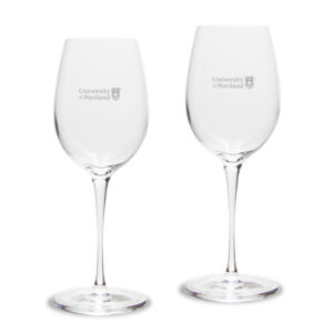 Portland Pilots 12oz. 2-Piece Luigi Bormioli Titanium White Wine Glass Set
