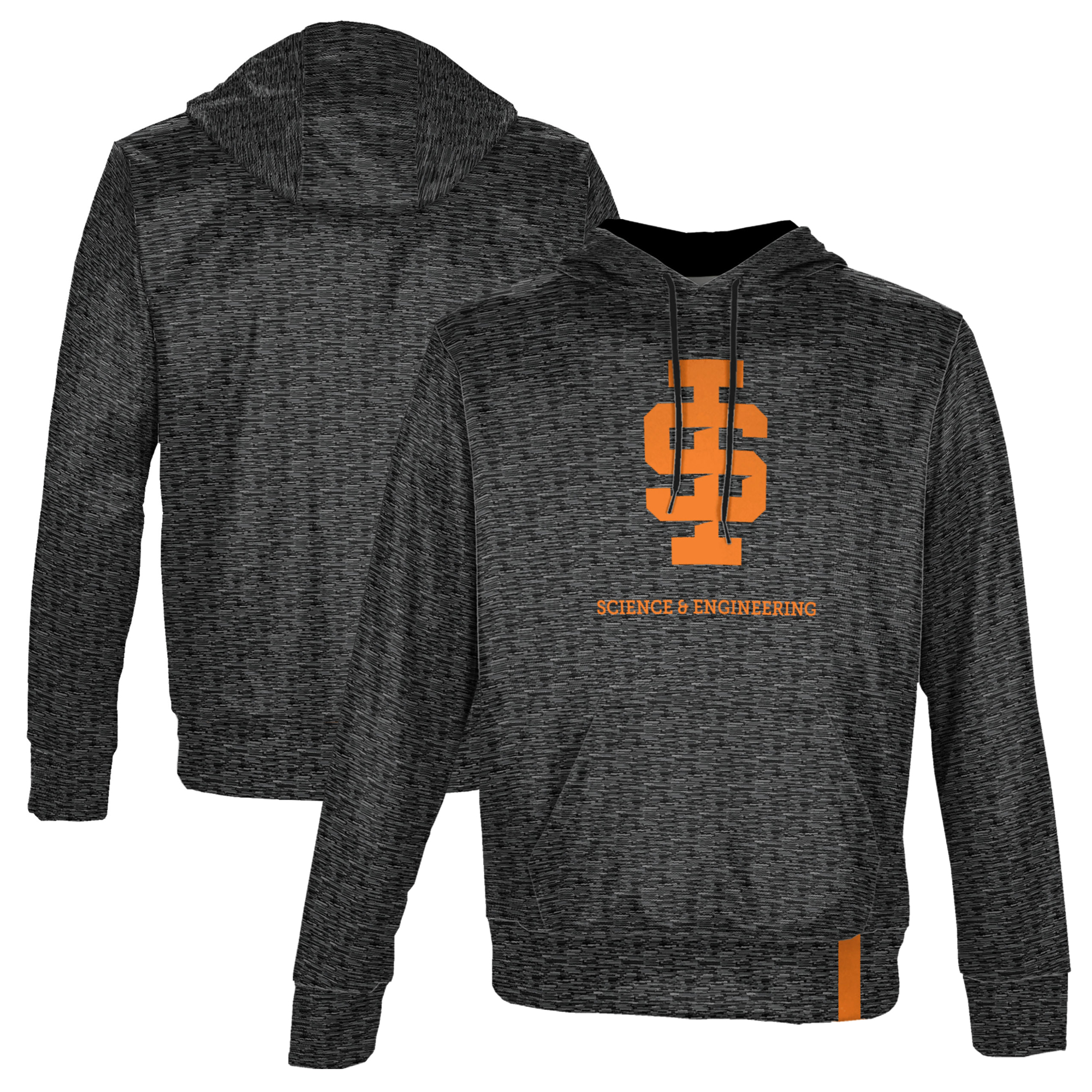 Men's ProSphere Black Idaho State Bengals Science & Engineering Name Drop Pullover Hoodie