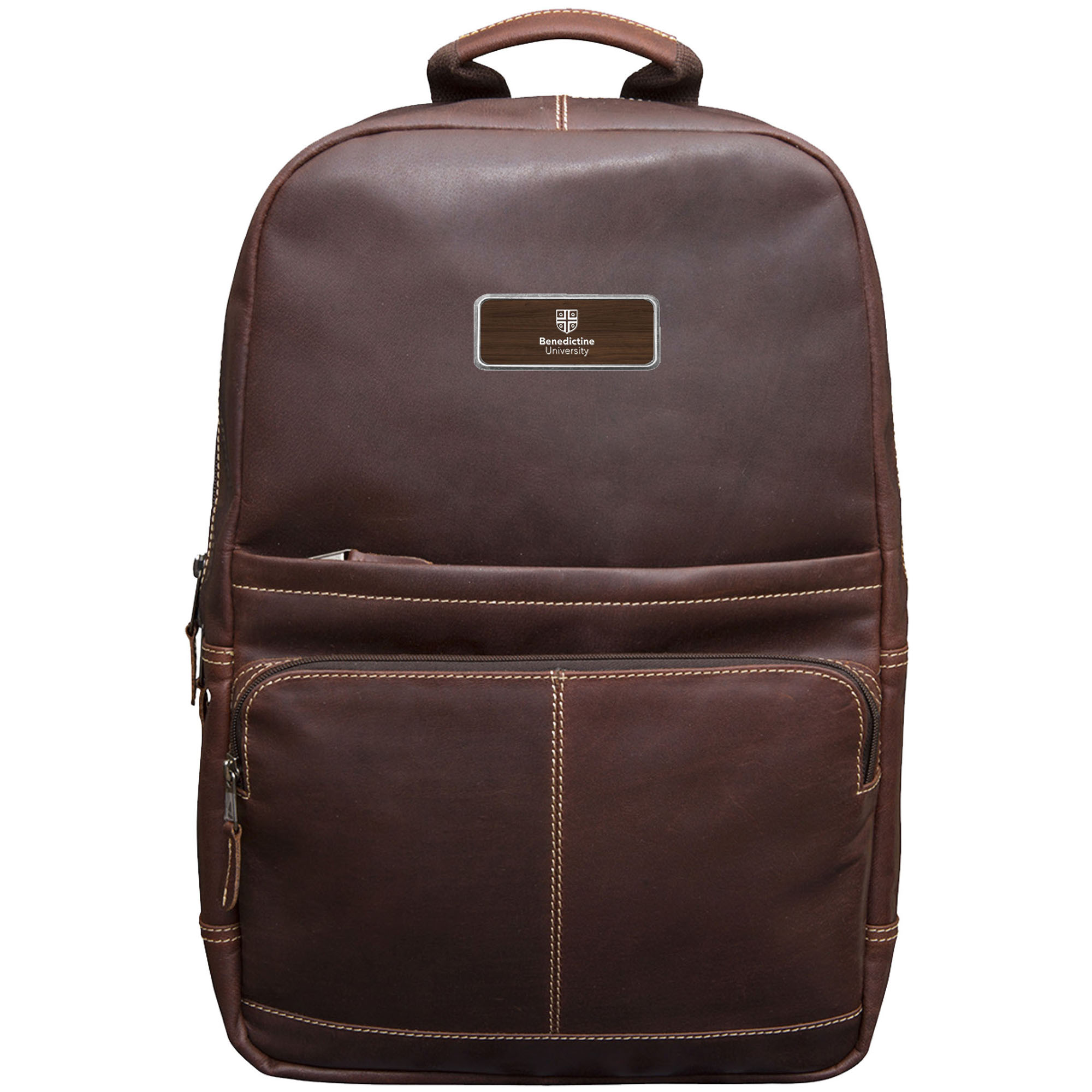 Brown Benedictine Eagles Logo Plate Kannah Canyon Backpack